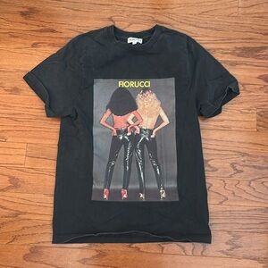 Fiorucci Black Graphic T-Shirt